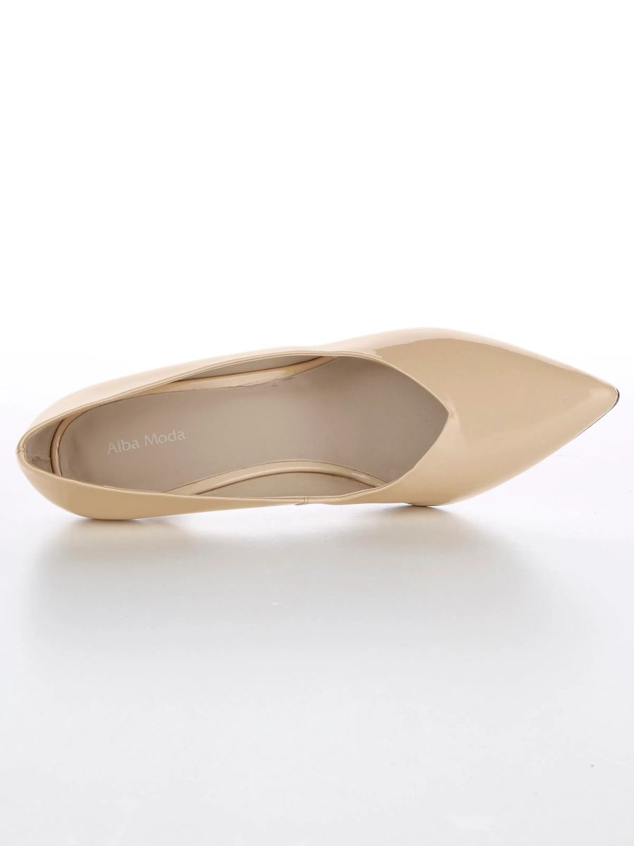 Elegante V-Ausschnitt Pumps mit spitzer Kappe