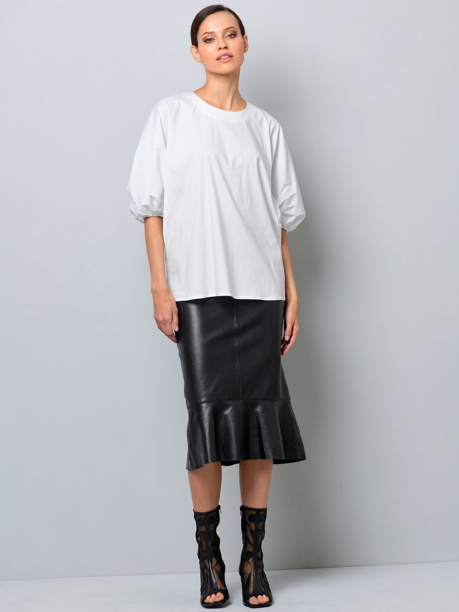 Oversized-Bluse mit Statement-Ärmeln