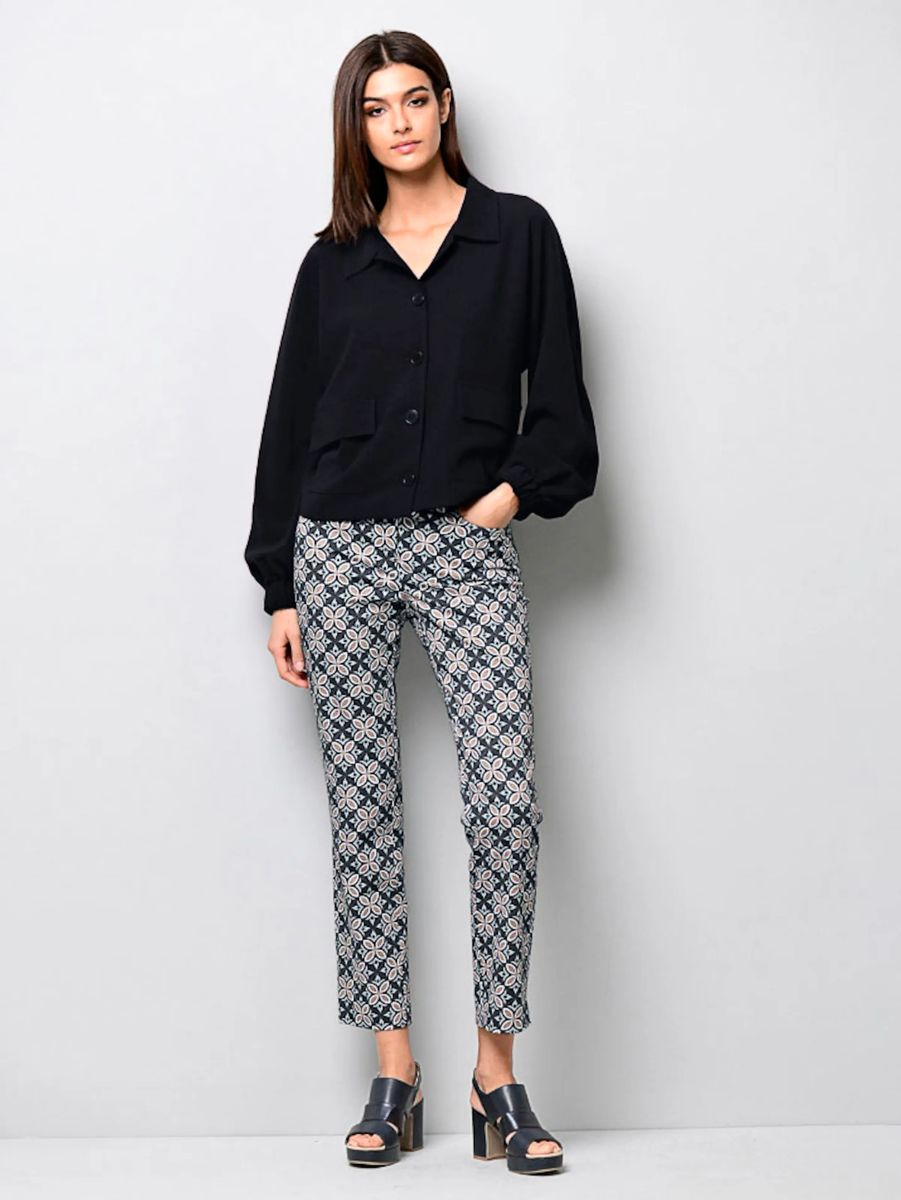 Minimalistischer Utility-Blouson mit Kragen
