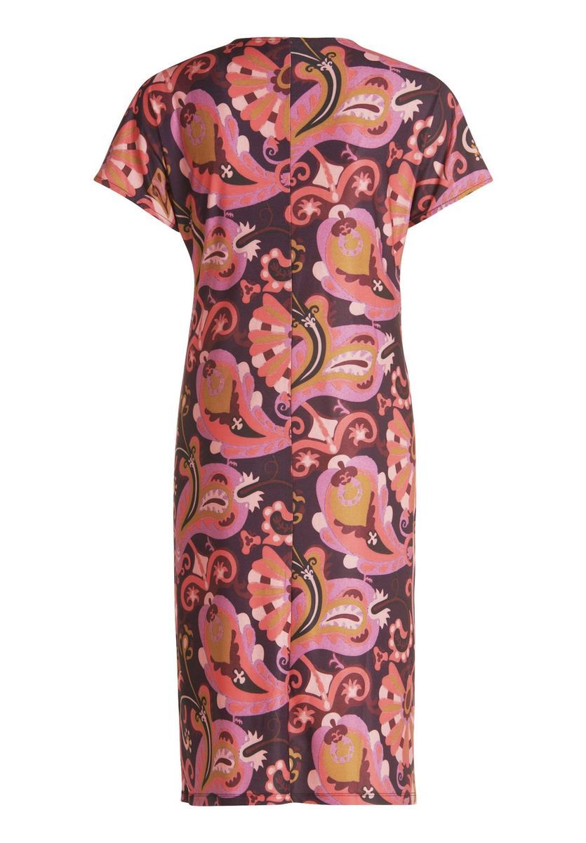 Elegantes Jerseykleid mit Paisley-Print