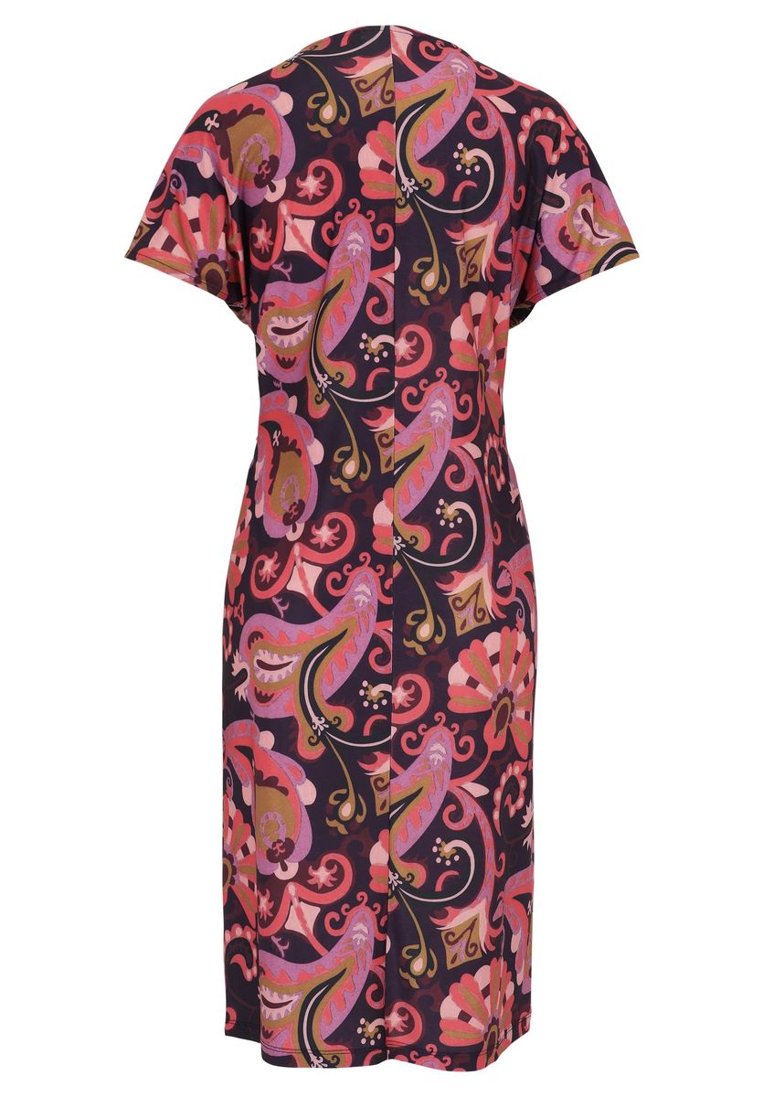 Elegantes Jerseykleid mit Paisley-Print