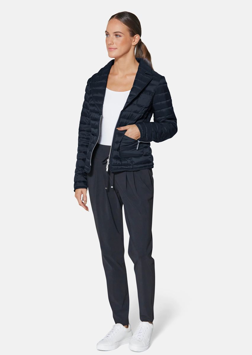 Steppjacke mit Reverskragen