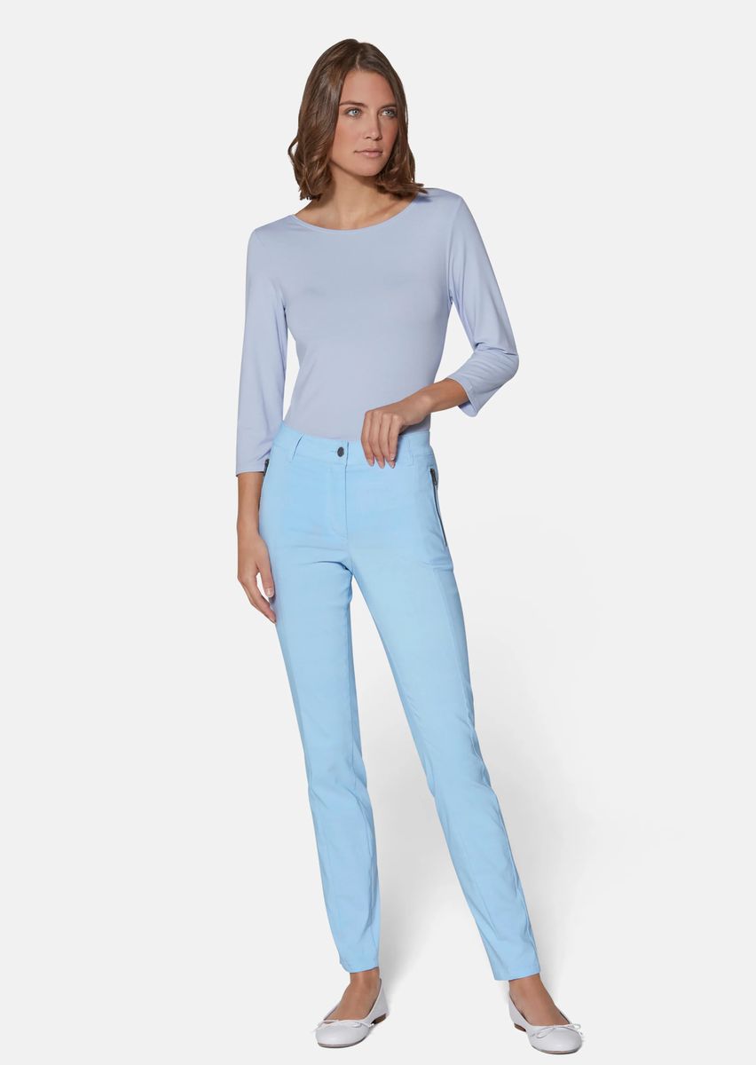 Skinny-Hose mit Reißverschlusstaschen