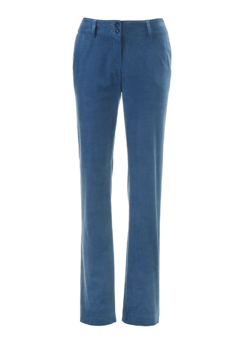 Schmal geschnittene Breitcord-Hose