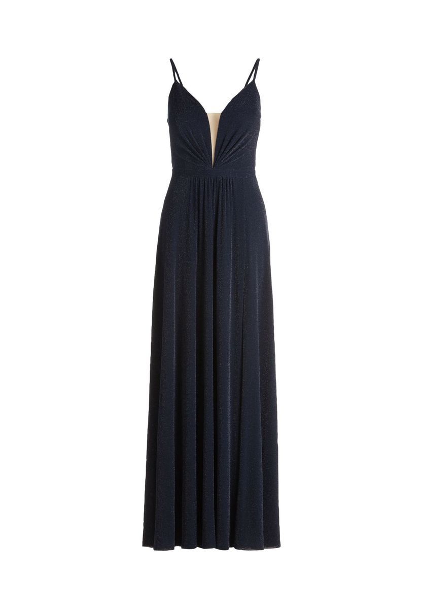 Elegantes glitzerndes Abendkleid mit Schlitz