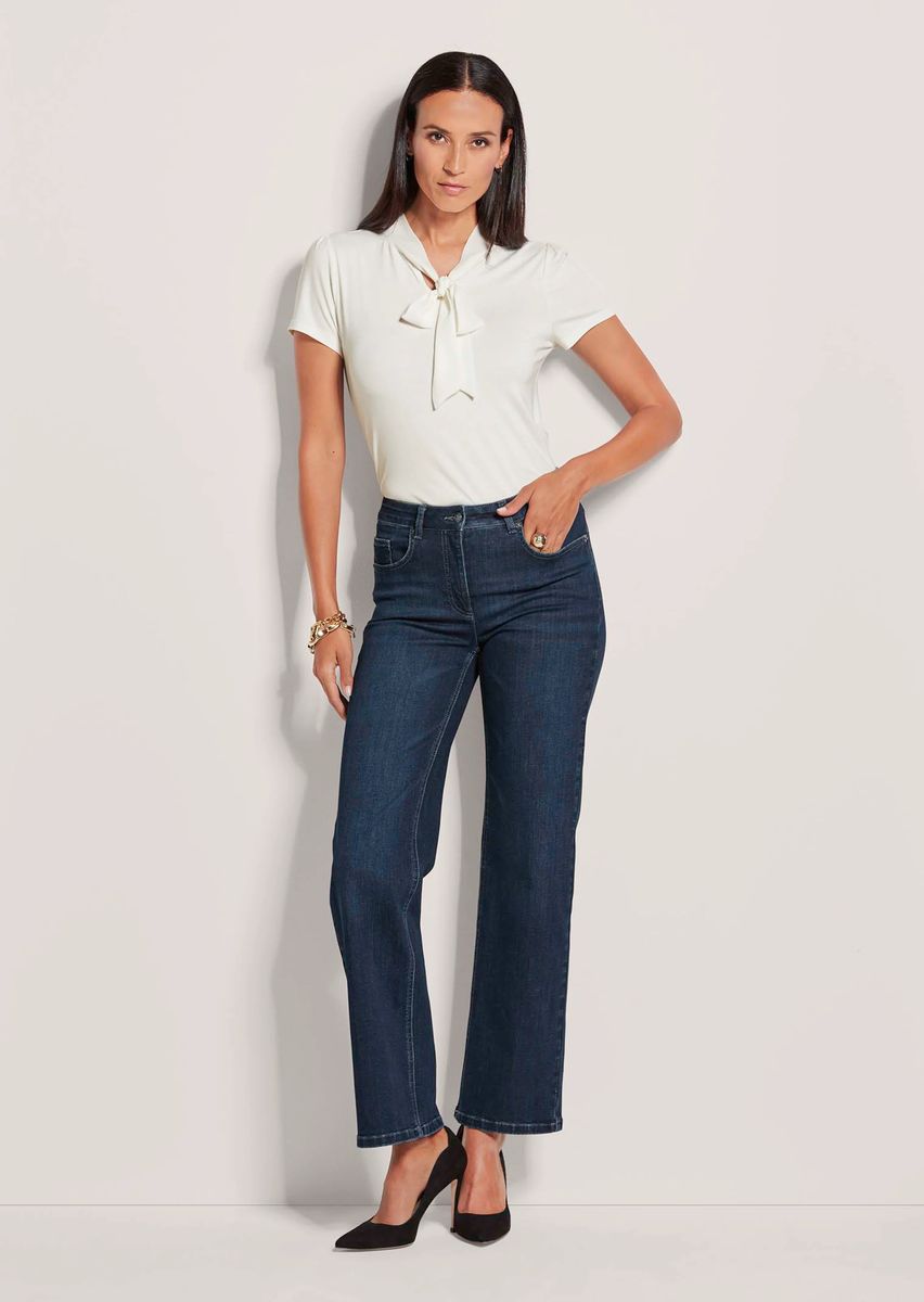 Gerade geschnittene Five-Pocket-Jeans