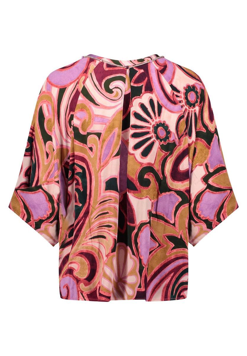 Bluse mit Paisley-Muster, lockere Passform