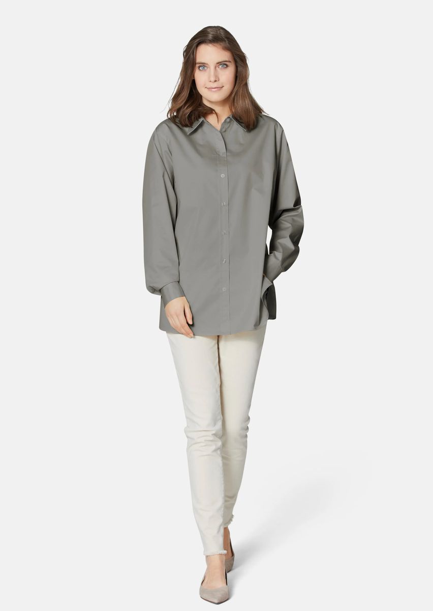 Oversized Baumwoll-Hemdbluse