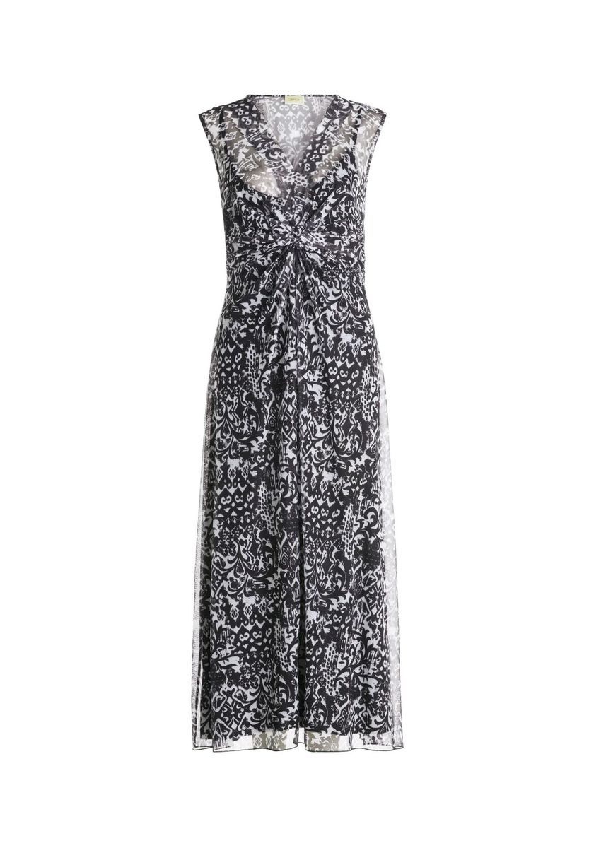 Elegantes ärmelloses Midikleid mit Print