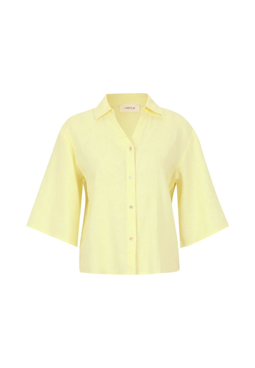 Leinenhemd mit entspannter Passform