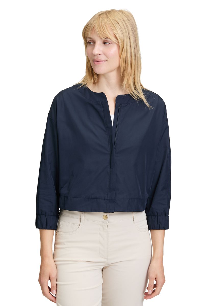 Lässige Blousonjacke mit lockerer Passform