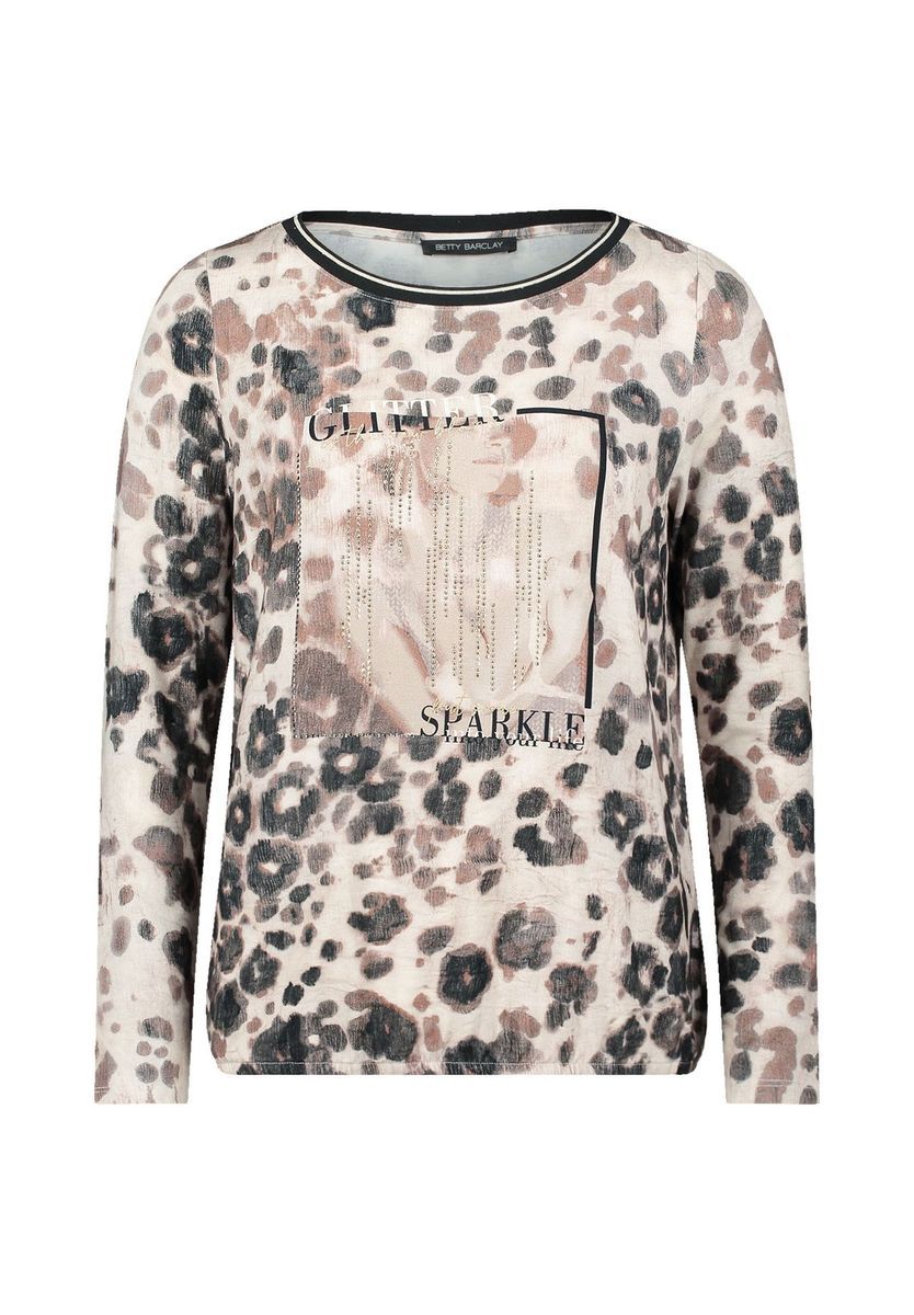 Langarmshirt mit Animal-Print
