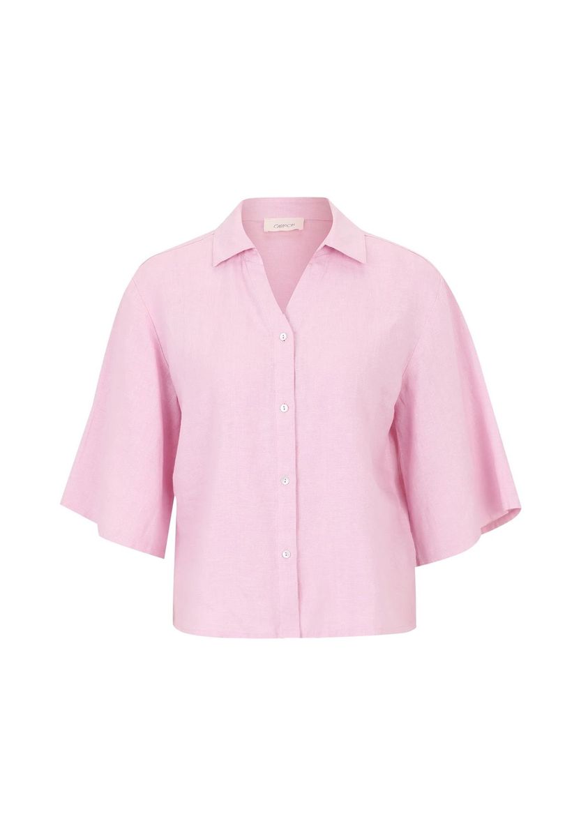 Lässiges Leinenhemd mit weiten Ärmeln