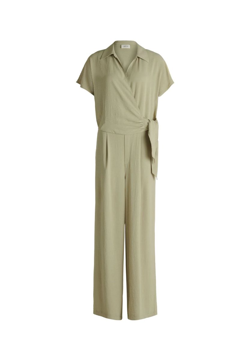 Eleganter Jumpsuit mit weitem Bein und Gürtel