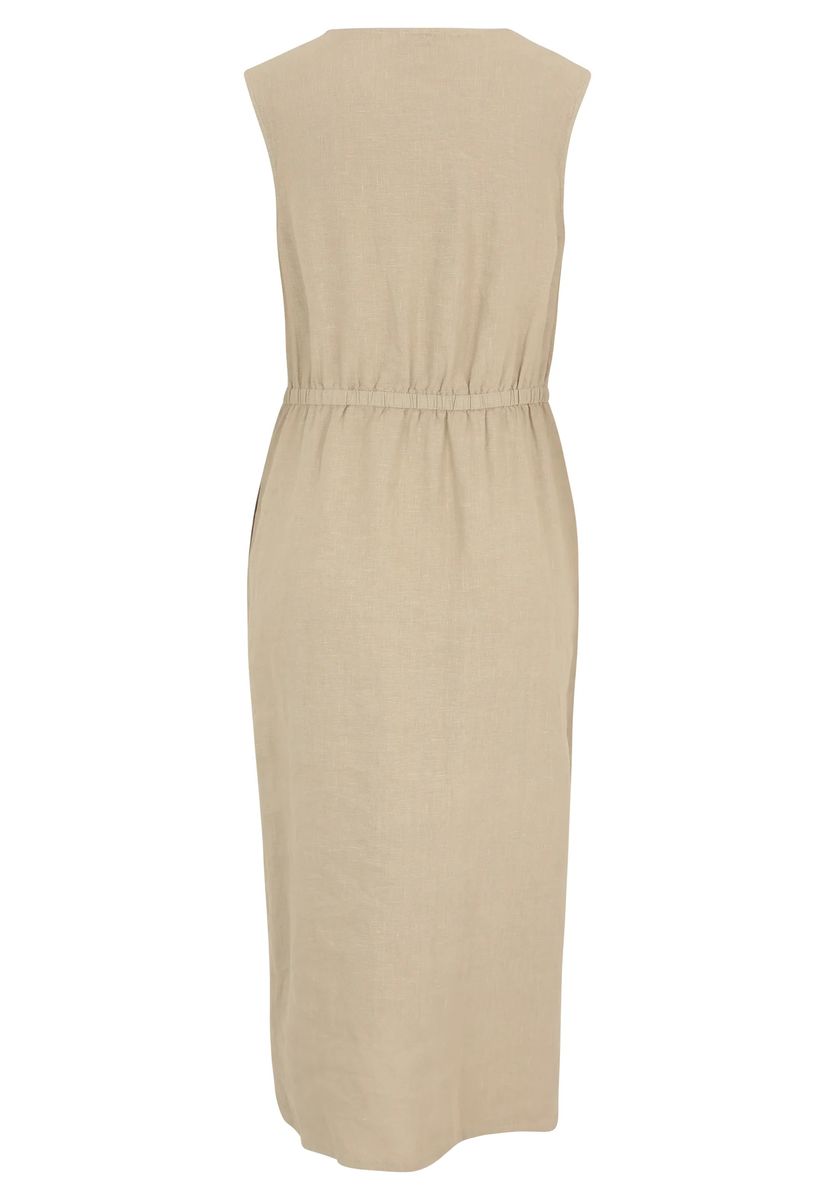 CARTOON Shirtkleid, ärmellos, 3/4-lang, für Damen, beige, 34