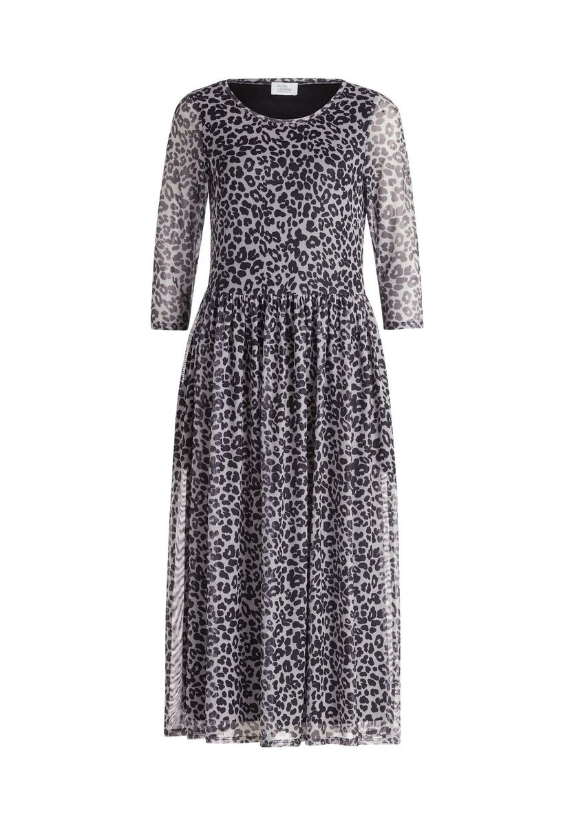 Elegantes Maxikleid mit Leopardenmuster