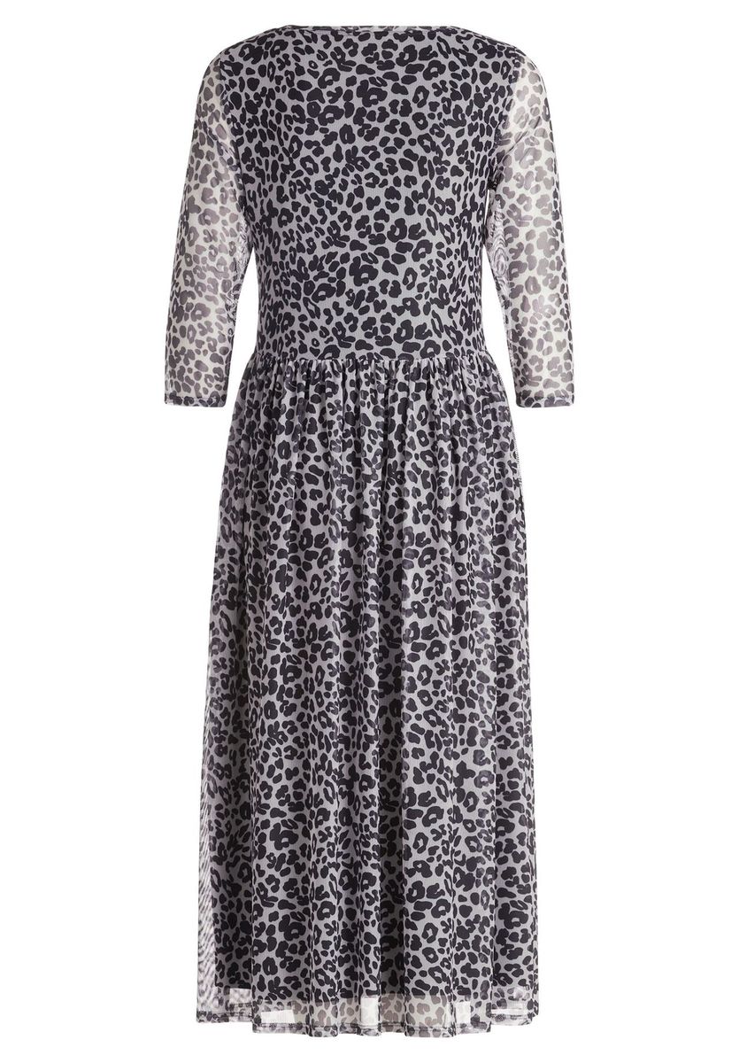 Elegantes Maxikleid mit Leopardenmuster