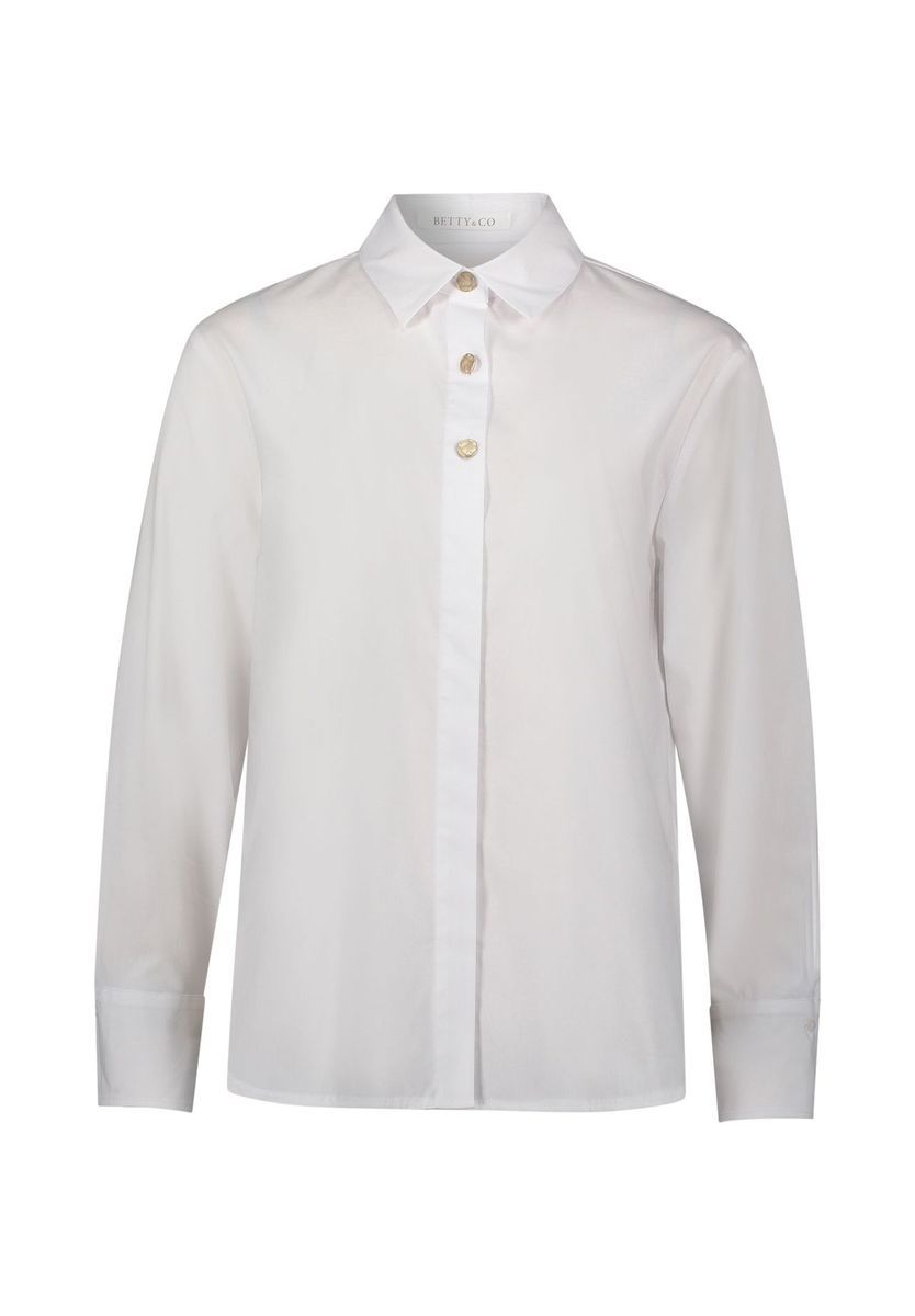 Klassisches Langarm Hemdbluse