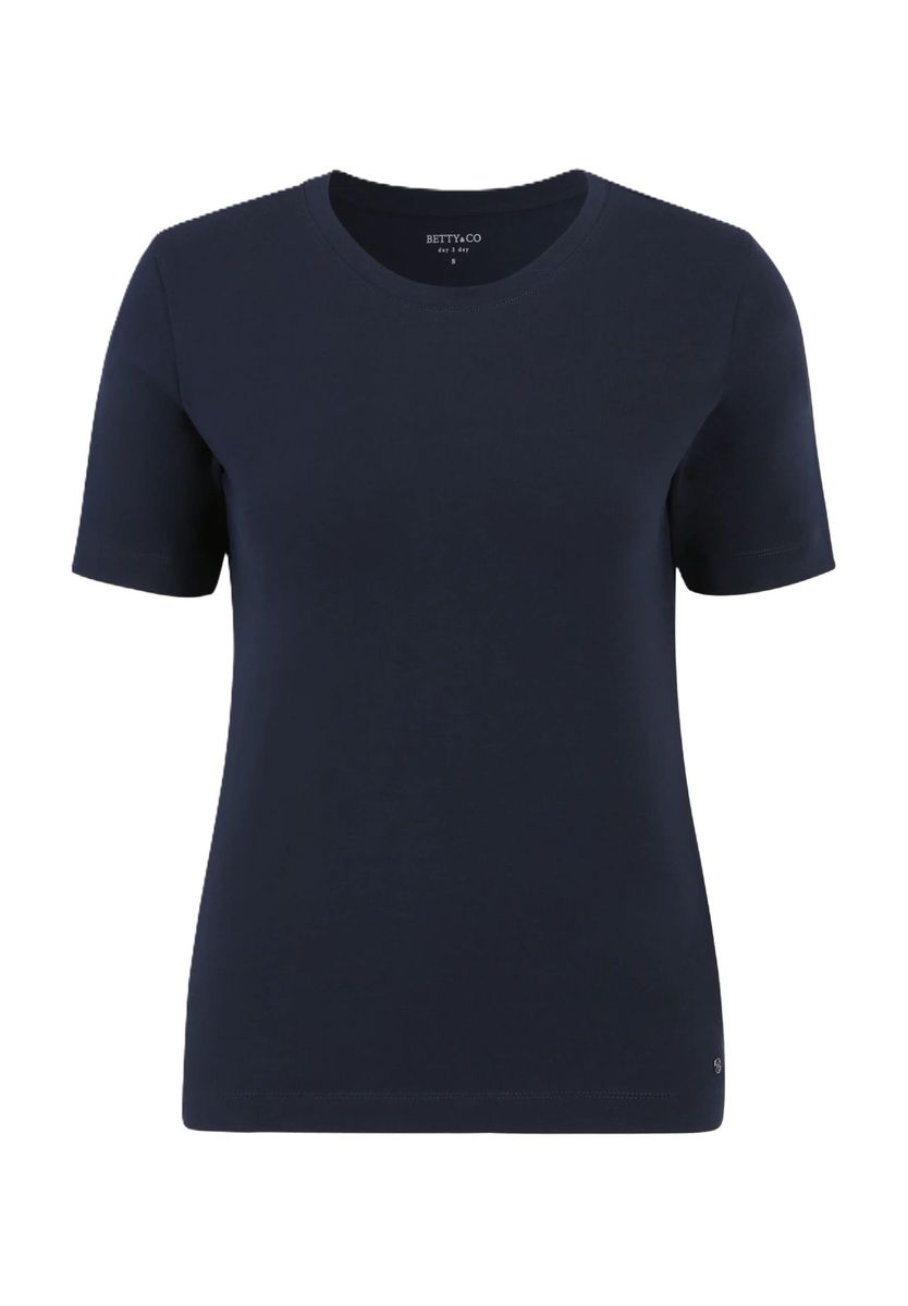 Klassisches marineblaues Kurzarm-T-Shirt