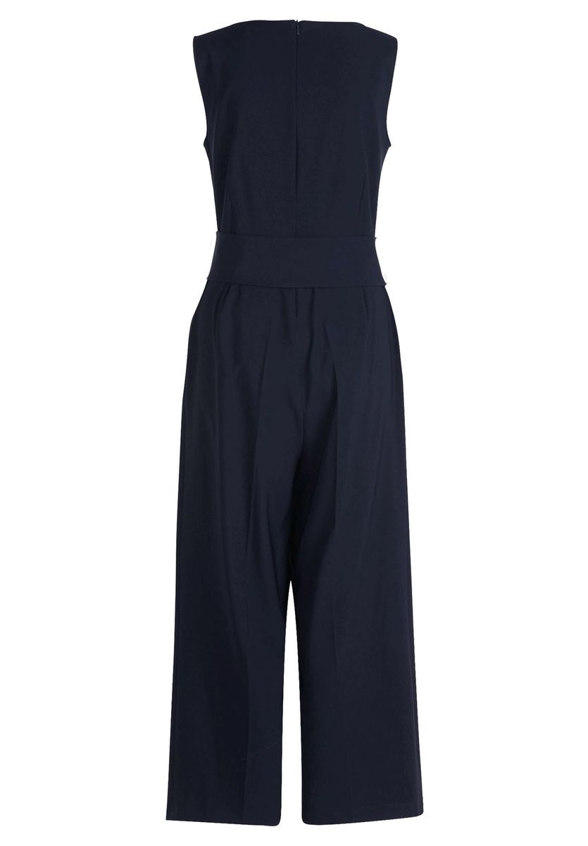 Eleganter ärmelloser Culotte-Jumpsuit mit Gürtel