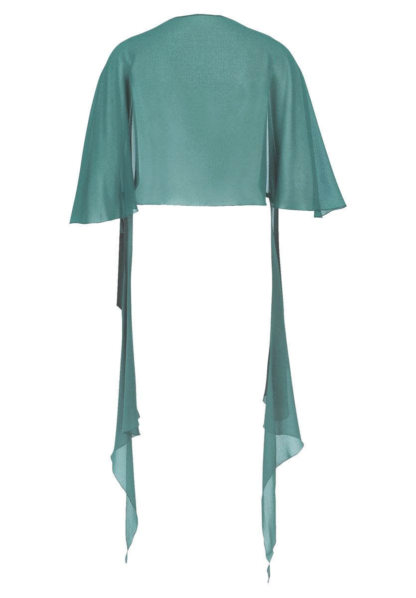 Elegante fließende Chiffon-Stola