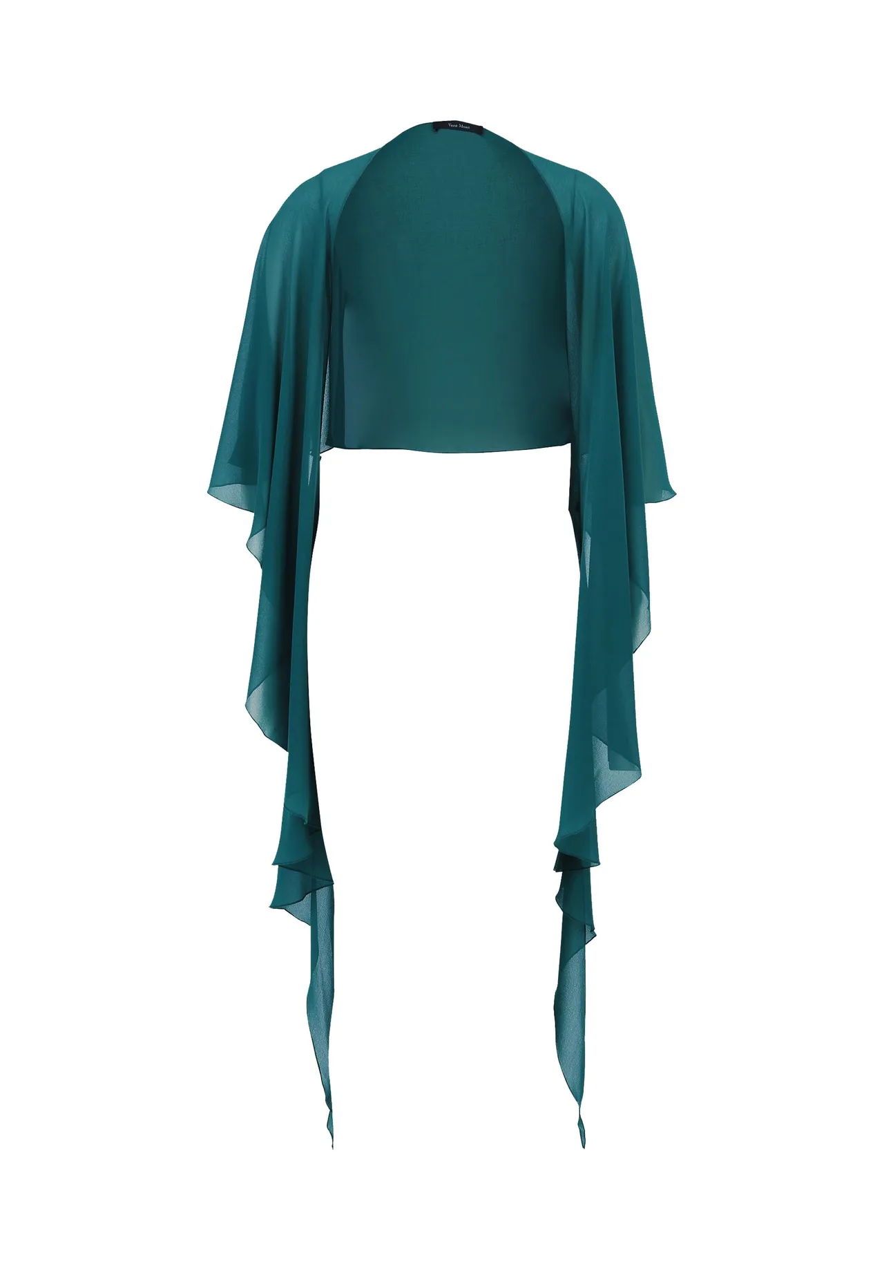 Elegantes Chiffon-Cape mit Volants