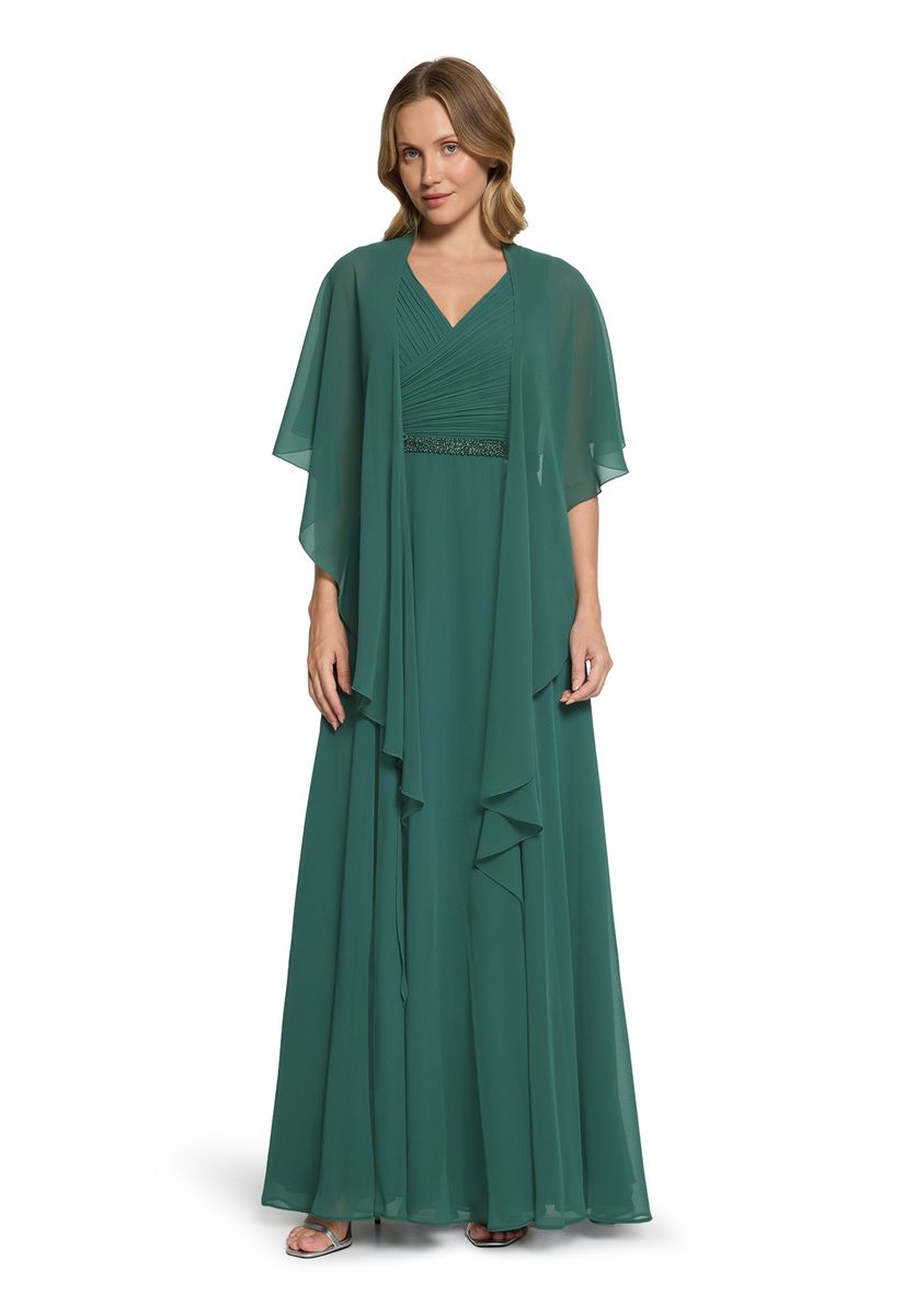 Elegantes Chiffon-Cape mit Volants