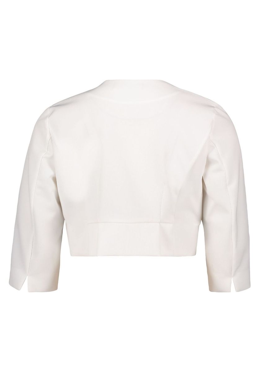 Elegante Cropped Bolero Jacke aus Satin