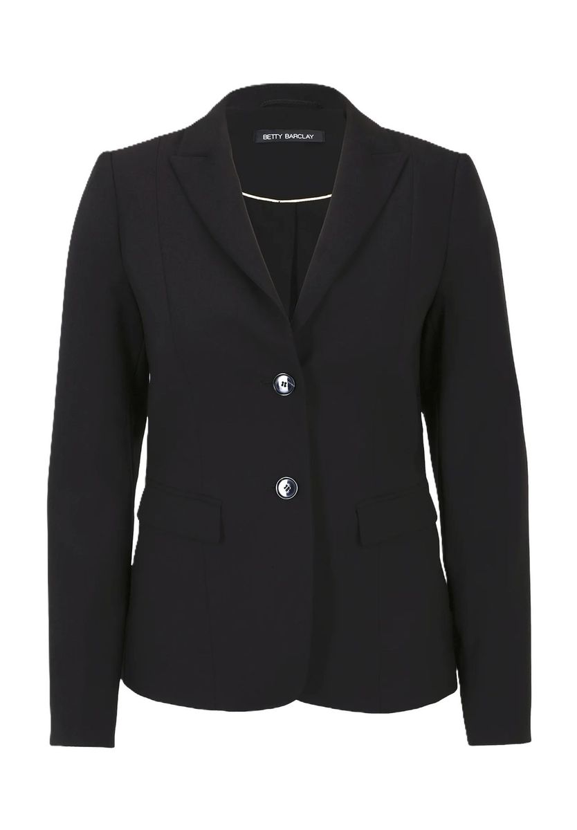 Taillierter, essenzieller Zwei-Knopf-Blazer