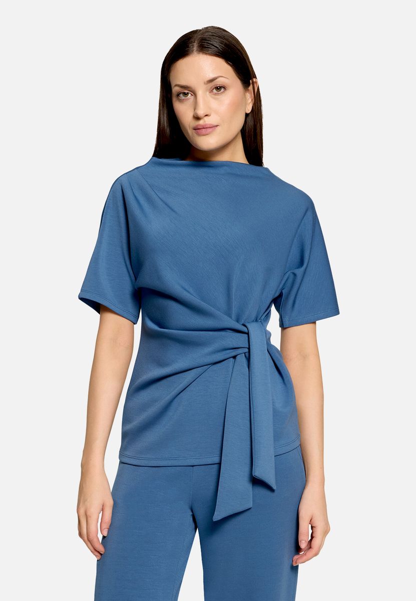 Elegantes Jersey-Oberteil mit Bindedetail