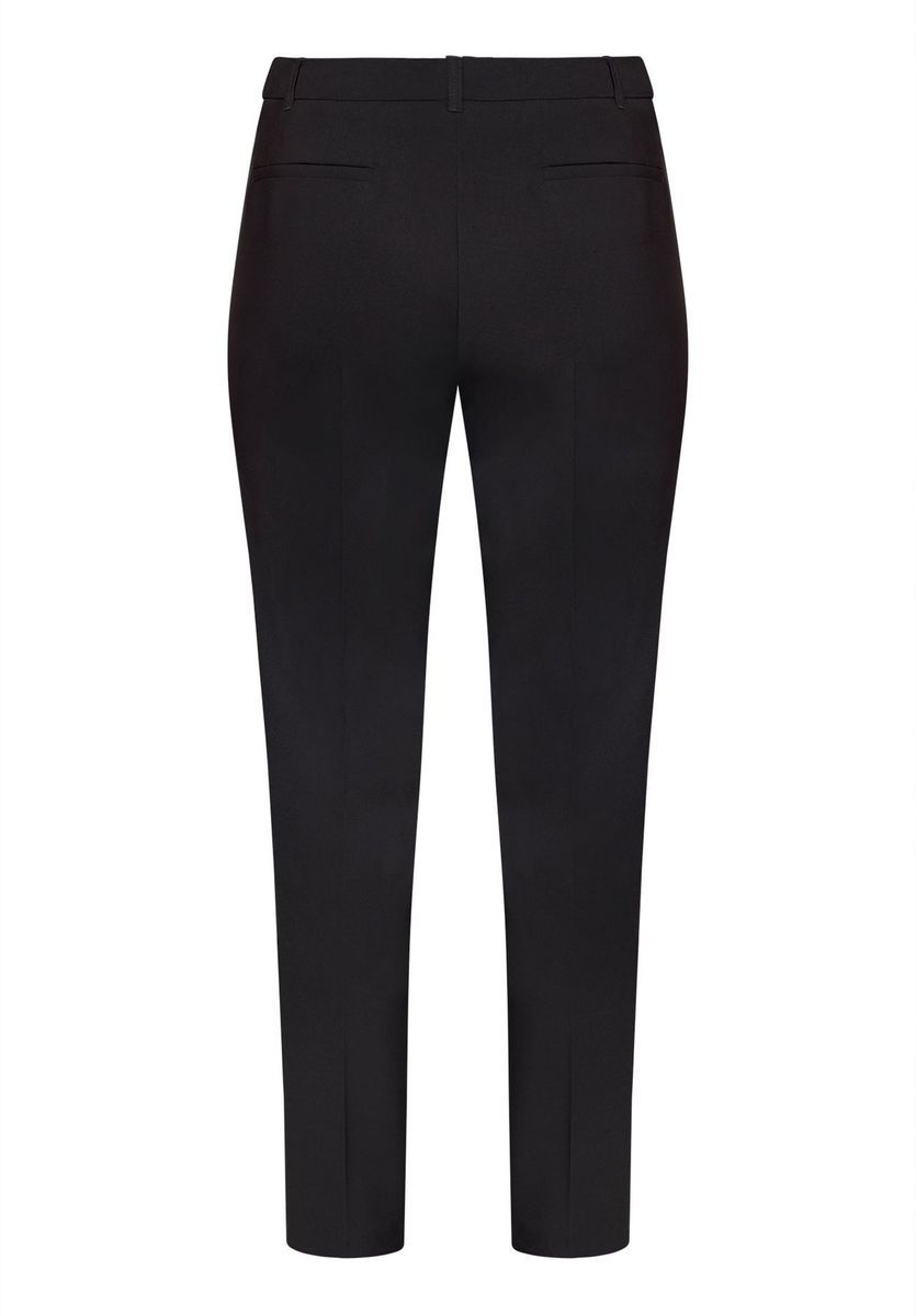 Klassische schwarze, verkürzte Hose