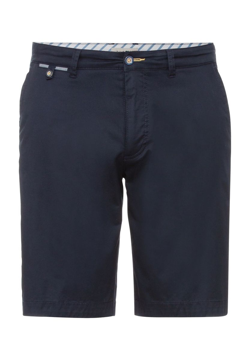 Klassische Chino Shorts in Marineblau