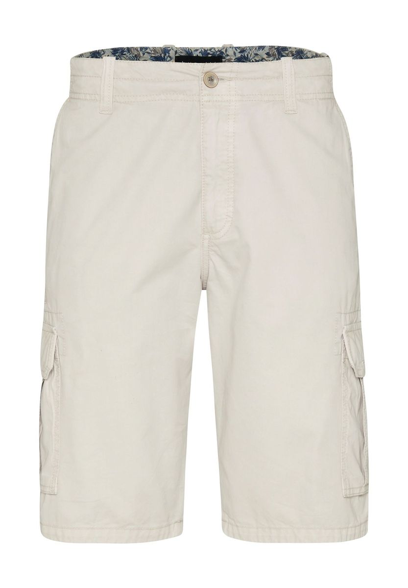Herren Beige Baumwoll Cargo Shorts