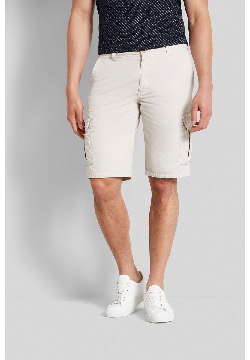 Herren Beige Baumwoll Cargo Shorts