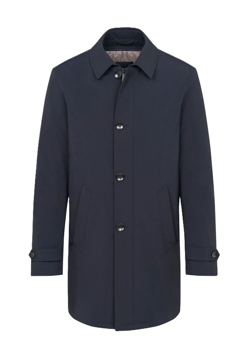 Klassischer Knopfleisten-Mac-Mantel