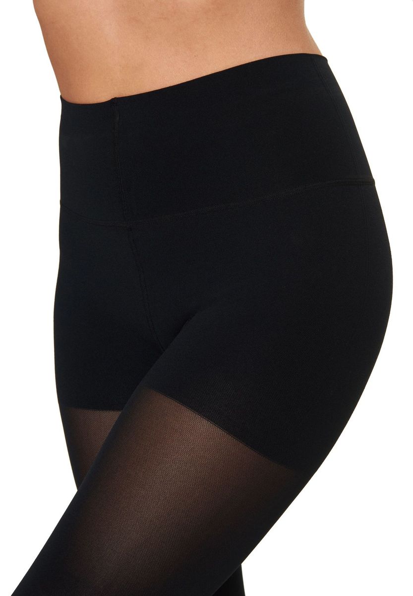 Blickdichte, hohe, leicht transparente Leggings