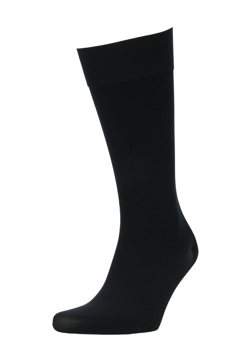 Klassische schwarze 50 DEN Kniestrümpfe