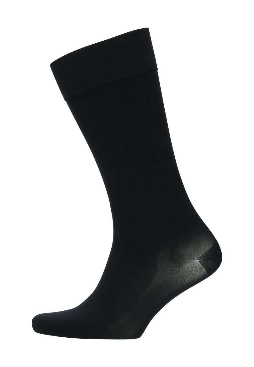 Klassische schwarze 50 DEN Kniestrümpfe