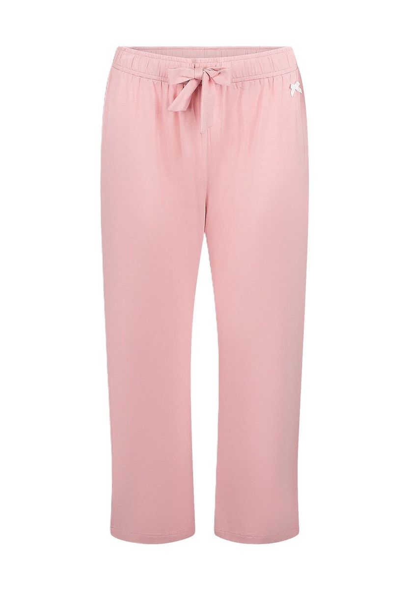 Verkürzte Schlafanzughose mit Kordelzug