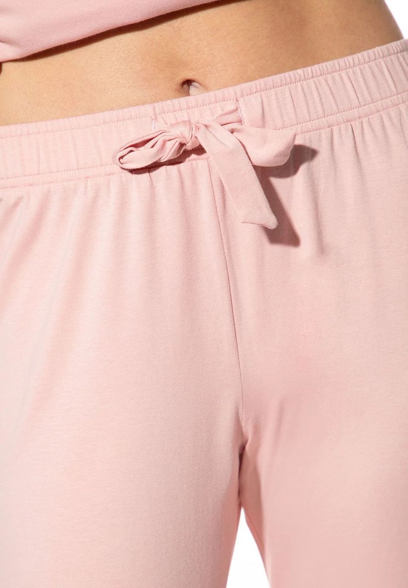 Verkürzte Schlafanzughose mit Kordelzug