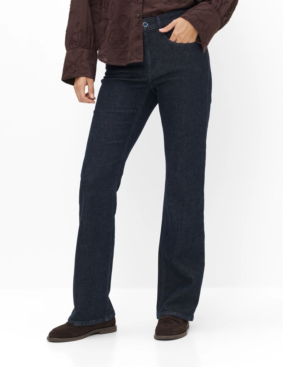 Mary Clean Raw Bootcut-Jeans
