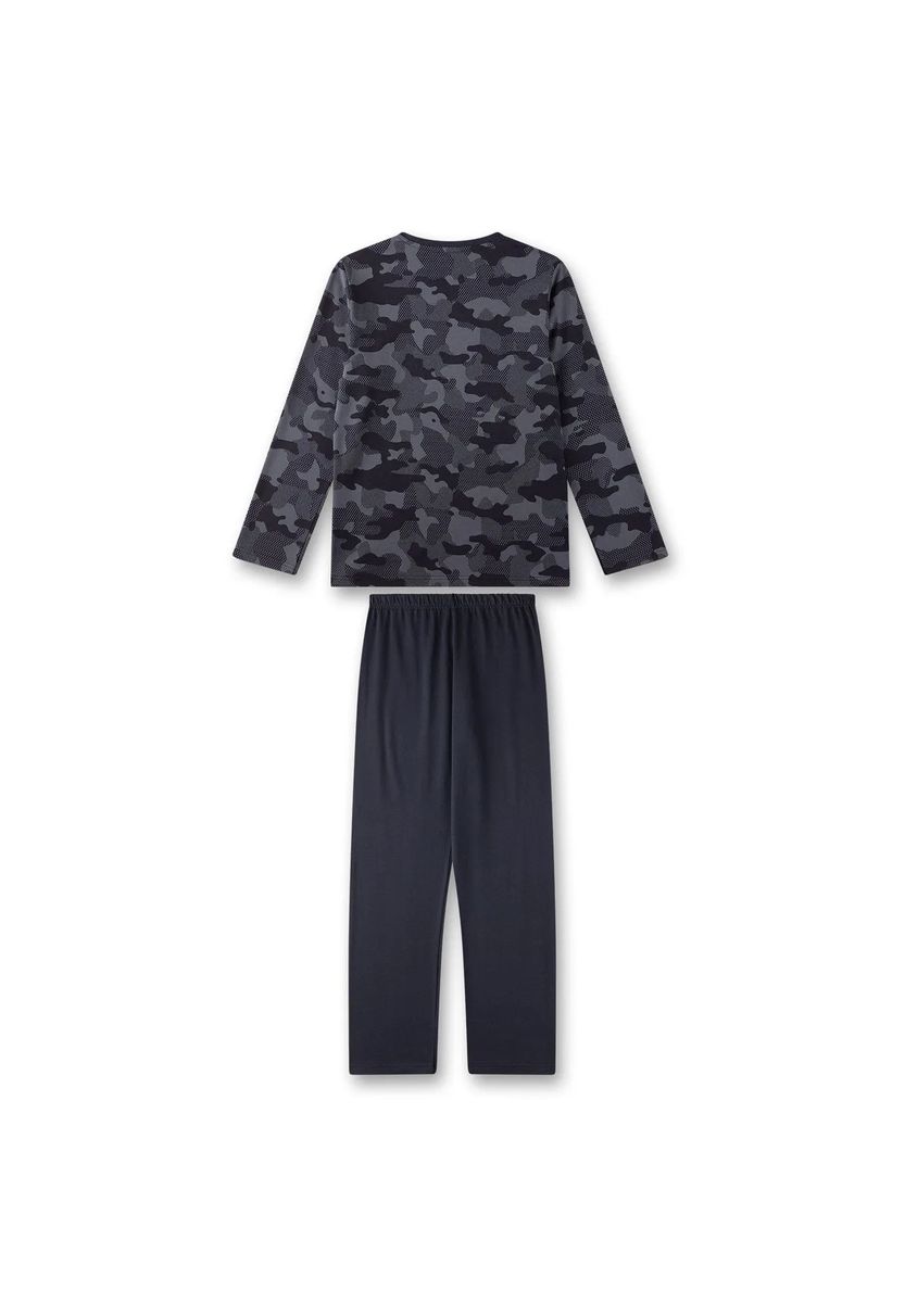 Sanetta Schlafanzug, Baumwolle, für Kinder, blau, 140