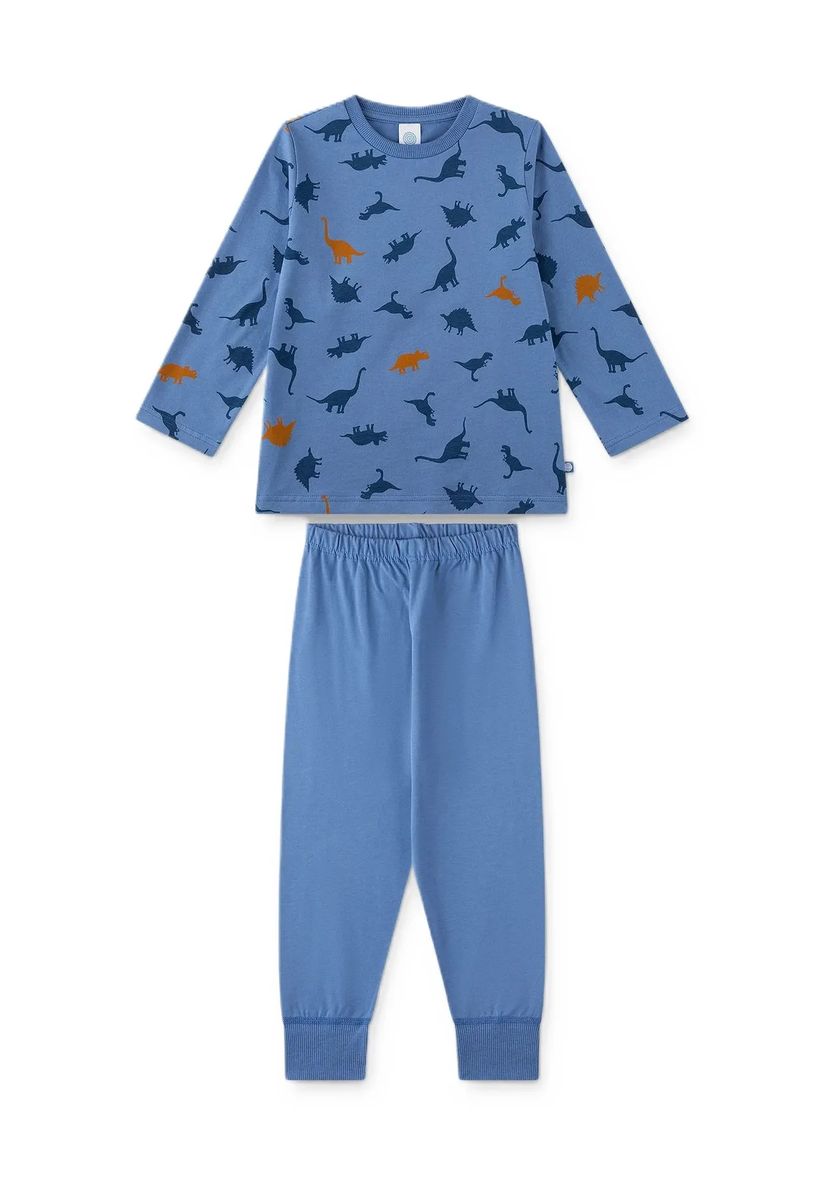 Sanetta Schlafanzug, Baumwolle, für Kinder, blau, 104