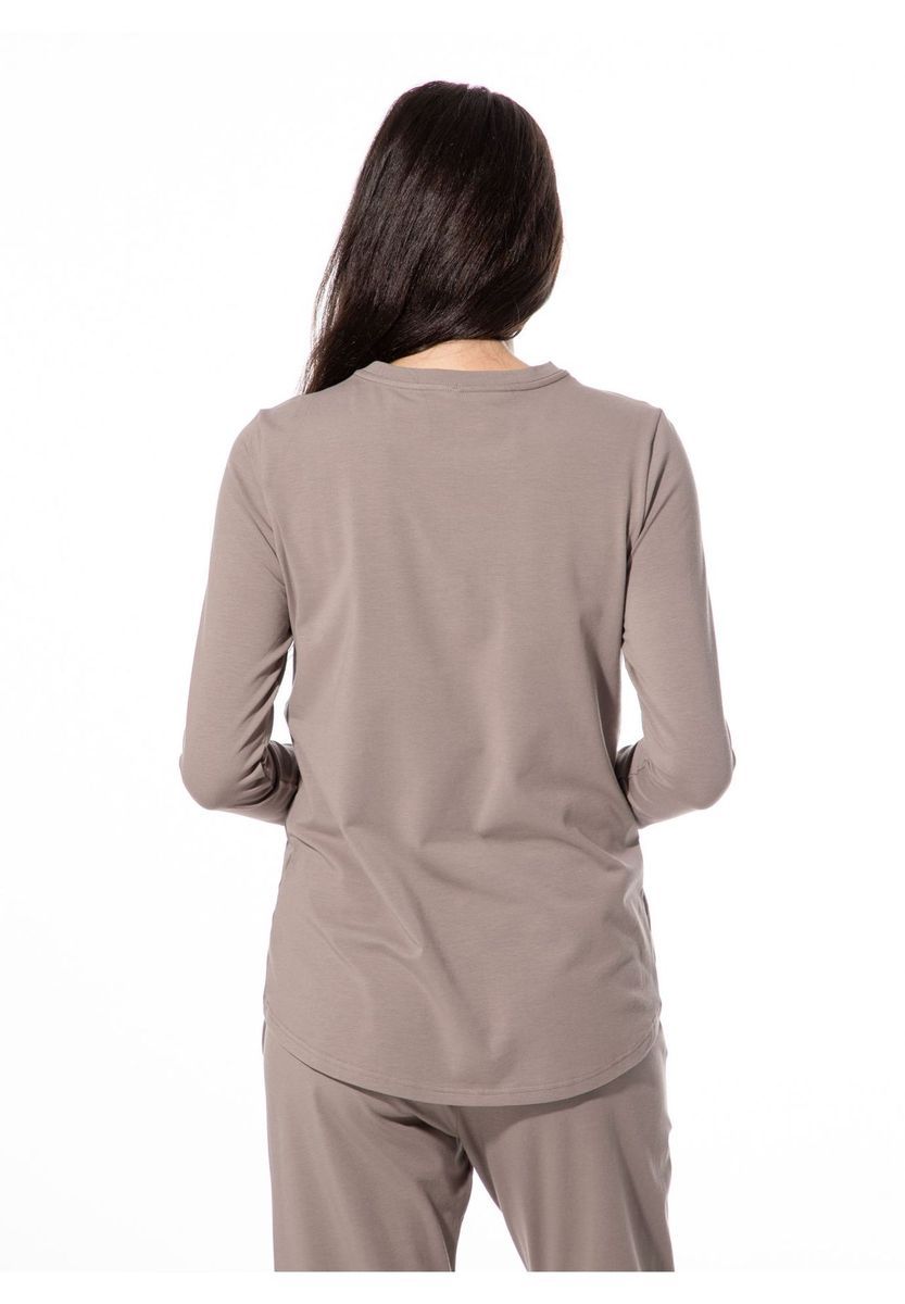 Langärmeliges Oberteil mit entspannter Passform