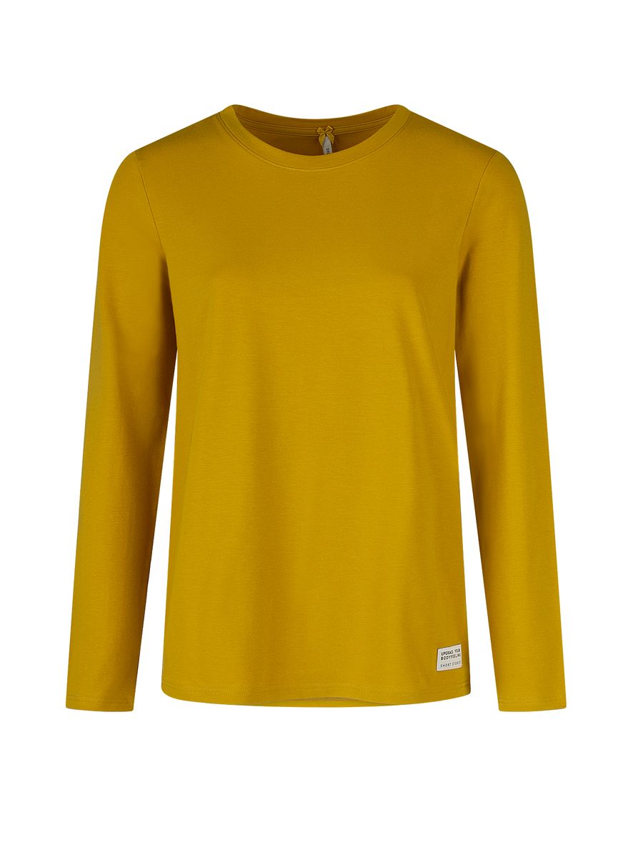 Lässiges Langarm Strickoberteil