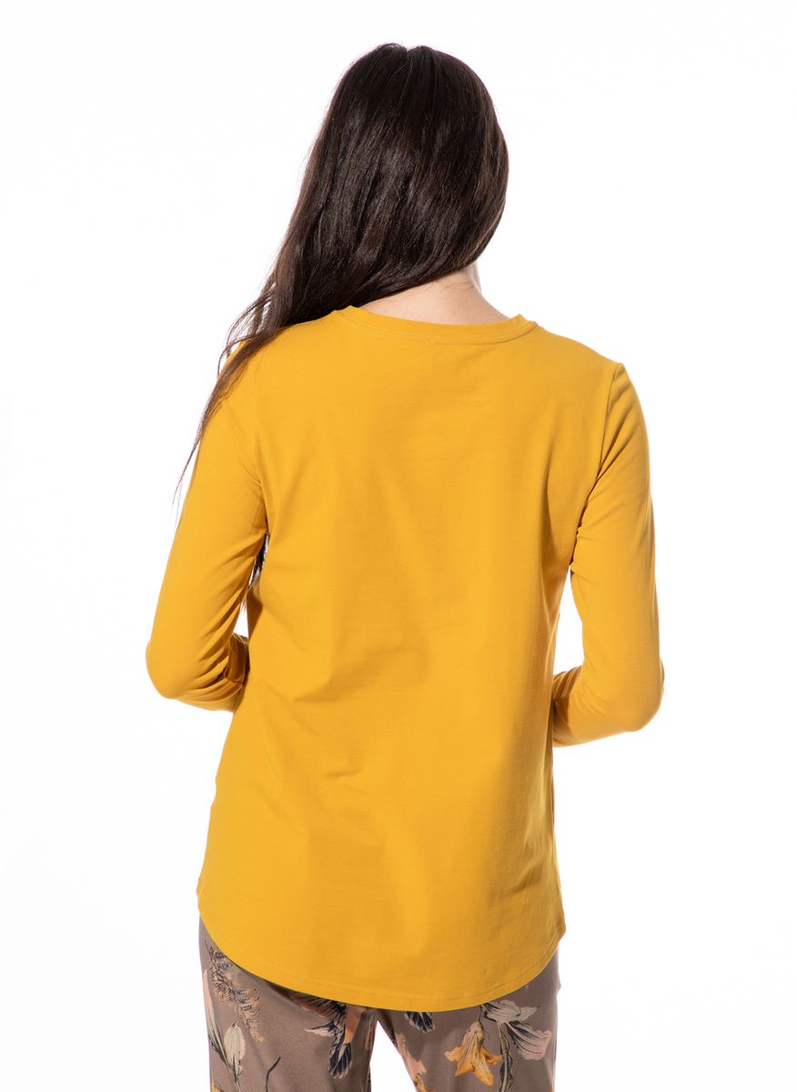 Lässiges Langarm Strickoberteil