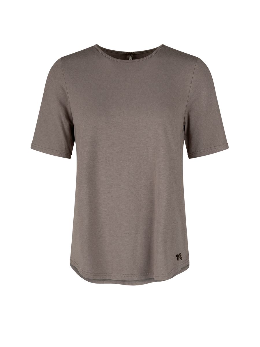 Locker geschnittenes Kurzarm-T-Shirt