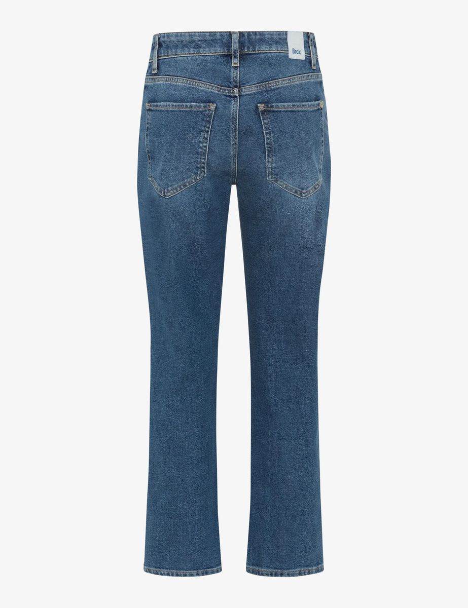 Verkürzte Straight Leg Jeans