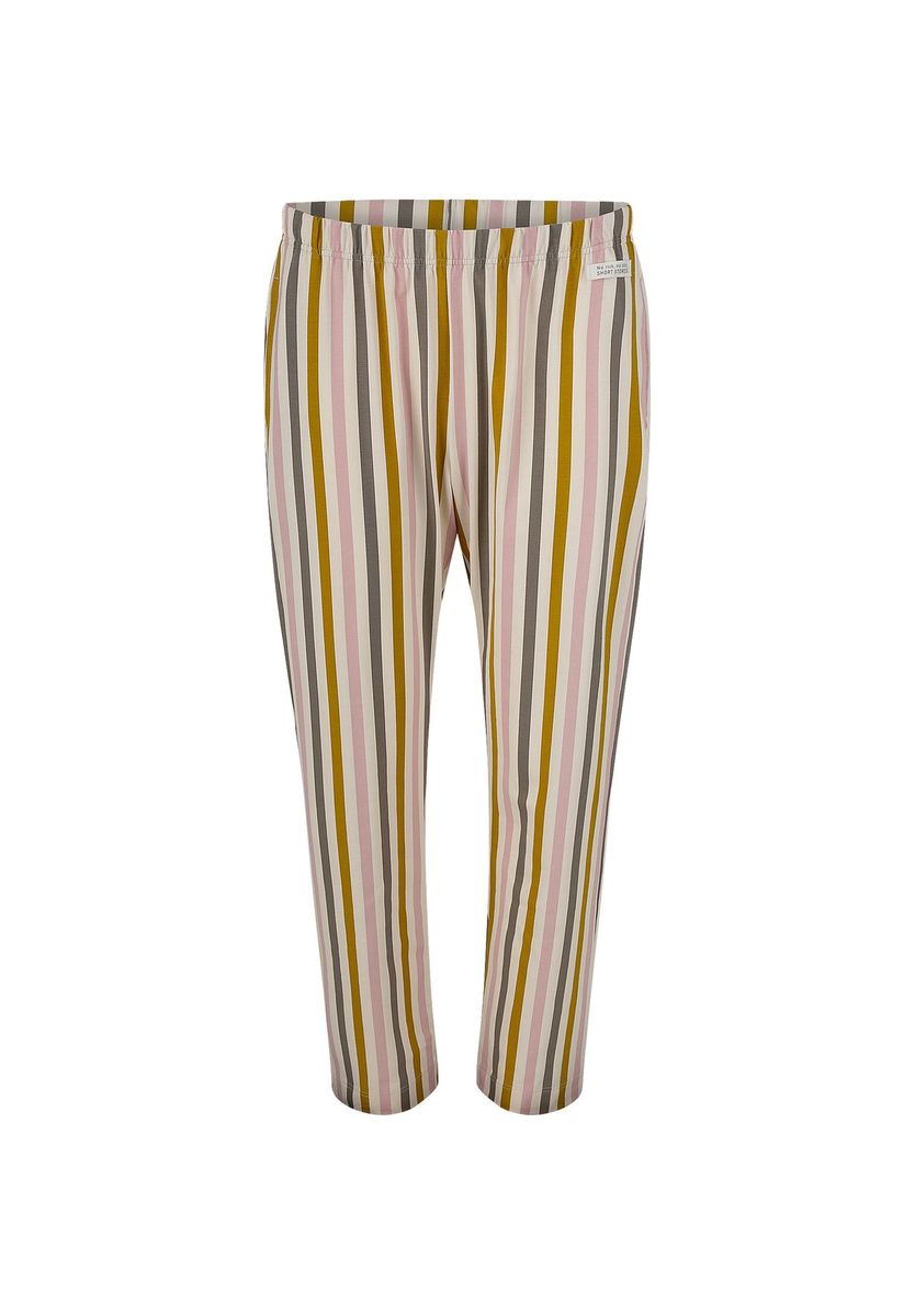 Gestreifte Loungehose aus Baumwollmischung