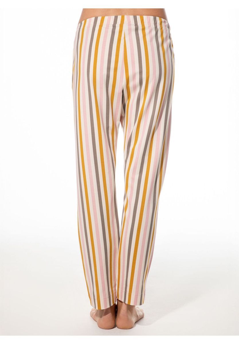 Gestreifte Loungehose aus Baumwollmischung